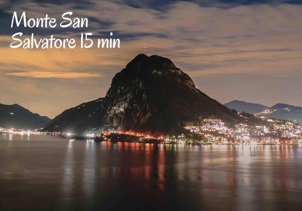 'Cuore Di Rose' Parking - Welcome Set, Netflix, For 4 Persons -By Easylife Swiss Lugano Zewnętrze zdjęcie